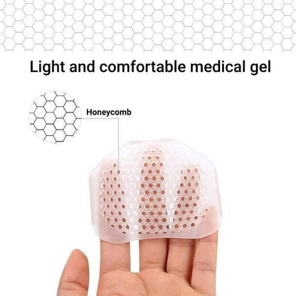 Soft unisex metatarsal foot pads for enhanced foot care, pain relief, & athletic support. Breathable 2-pack.