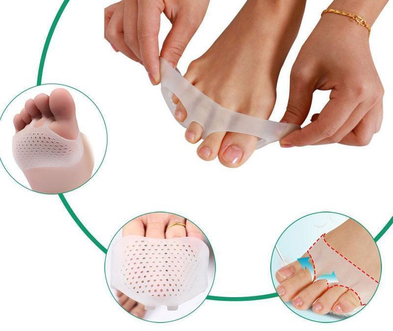 High-quality breathable metatarsal gel pads for foot pain relief, cushioning, and long-lasting comfort. Unisex 2-pack.