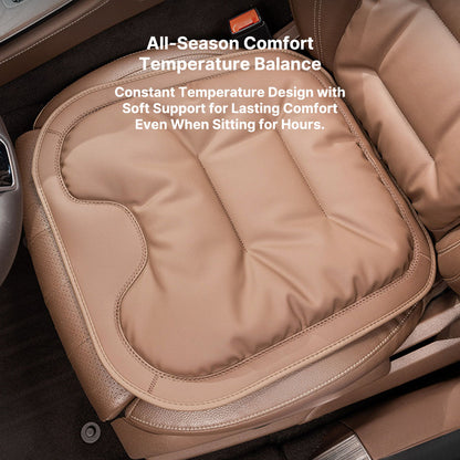 Unisex Breathable Napa Leather Full Car Seat Cover Set