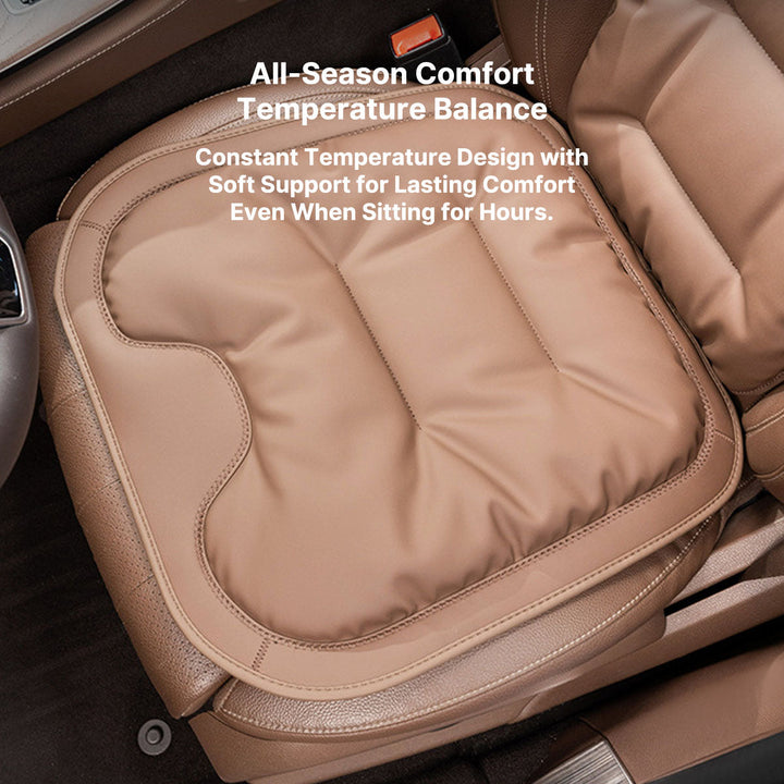 Unisex Breathable Napa Leather Full Car Seat Cover Set
