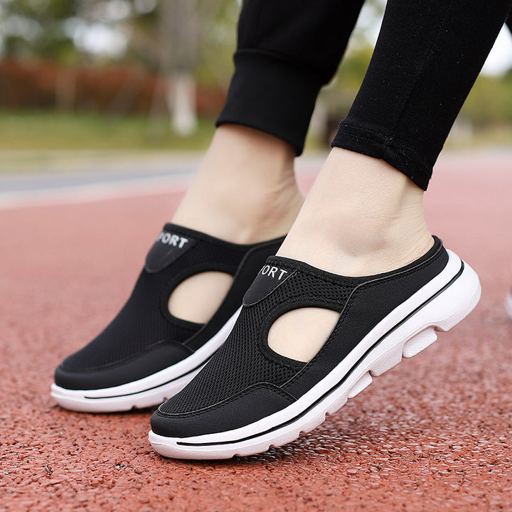 All-day comfort slip-on shoes for travel and walking, featuring a breathable design.