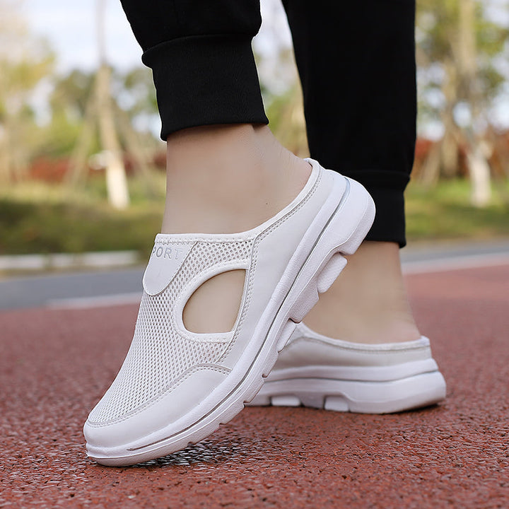 Lightweight, breathable comfort shoes, slip-on style for active walking & travel.