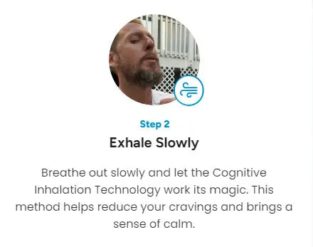 Calming breathing pendant, designed to promote tranquility & aid in daily stress management.