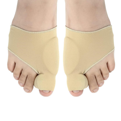 Orthotic bunion corrector for adults, designed to straighten toes, relieve hallux valgus pain & improve foot health.