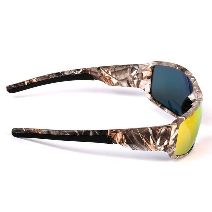 UV400 military green camouflage polarized sunglasses, perfect for sport
