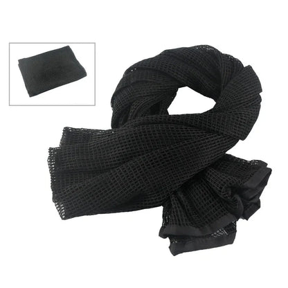 Unisex Camouflage Mesh Tactical Scarf for Outdoor Activities