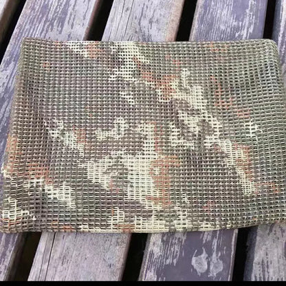 Unisex Camouflage Mesh Tactical Scarf for Outdoor Activities