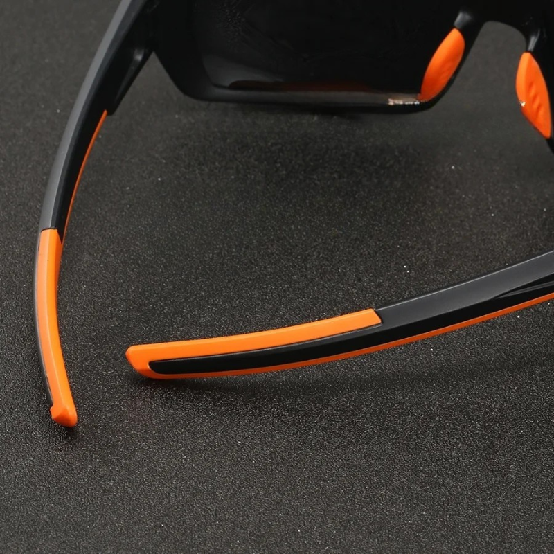 Adventure-ready unisex camouflage polarized sports sunglasses. Ensures optimal eye protection & clear vision outdoors.