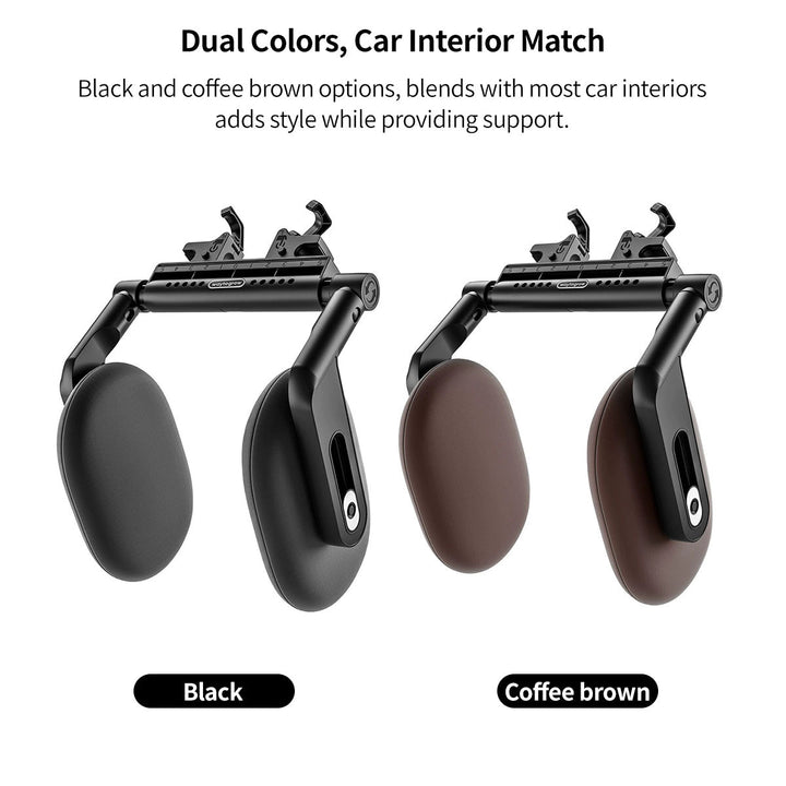 Adjustable car headrest neck support pillow, ideal for improving driving posture and reducing fatigue