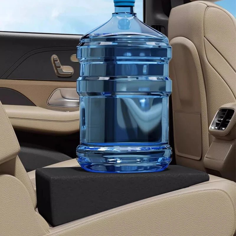 Height-boosting car seat cushion. Memory foam provides optimal comfort & ergonomic posture support for drivers.