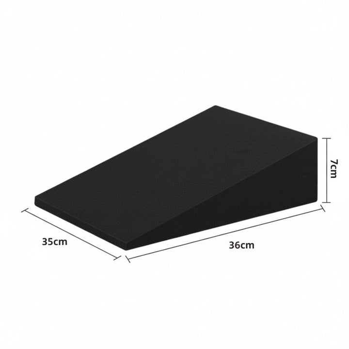 Versatile memory foam car seat cushion for driving comfort, posture support, and ergonomic height adjustment.