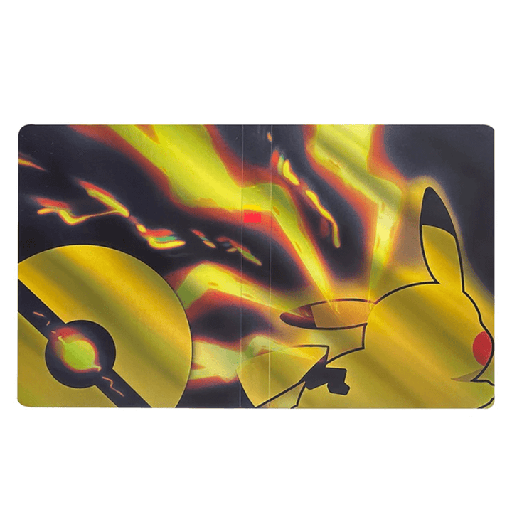PVC card album with clear protective sleeves, designed for 240 trading cards.