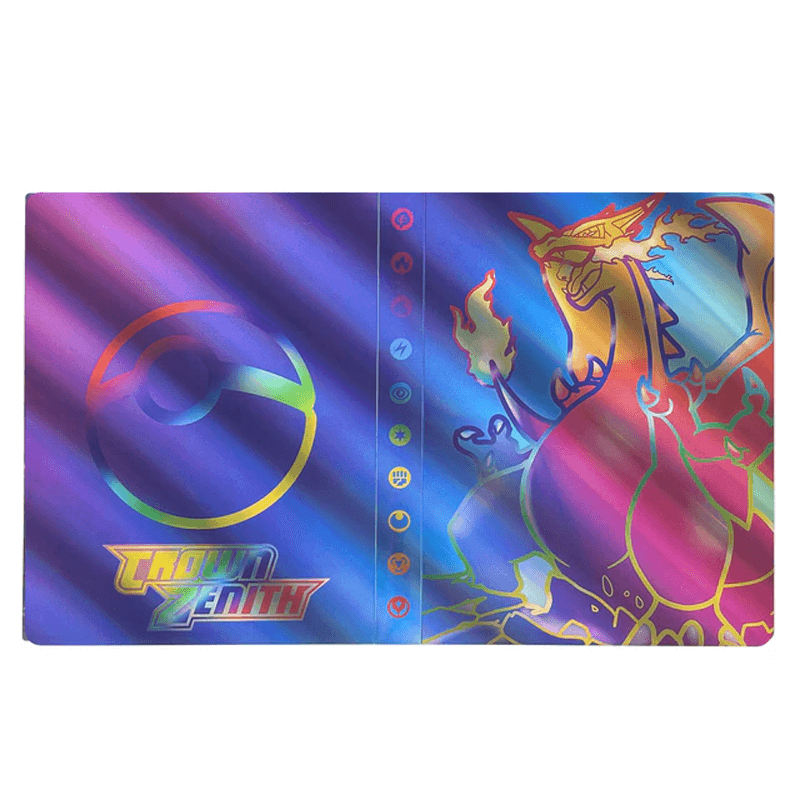 Unisex 240-card capacity album for sports cards, game cards & valuable collectibles.