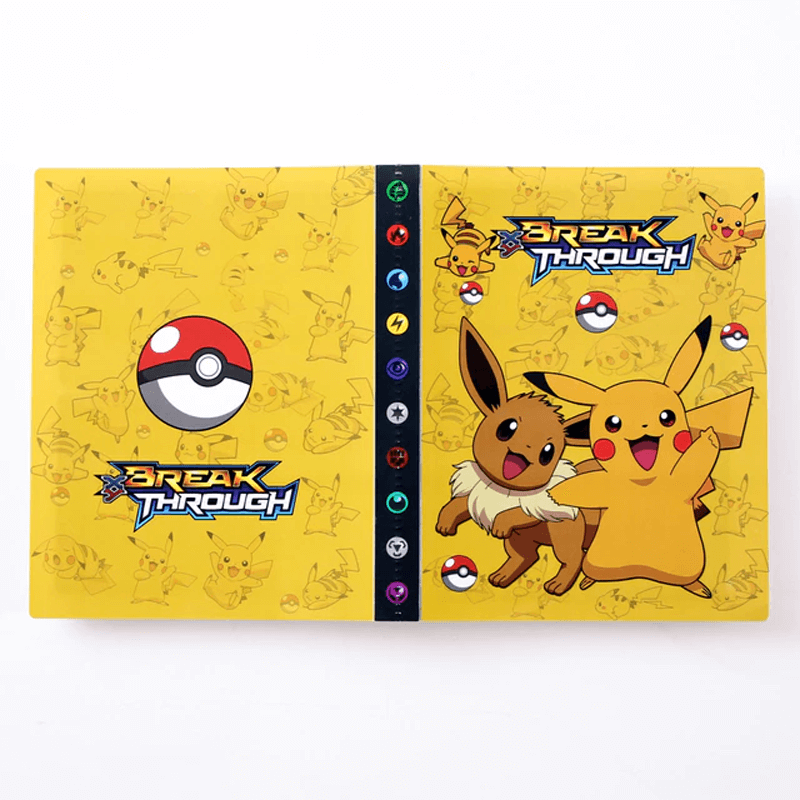 Collector's card album for 240 cards, perfect for game card and trading card enthusiasts.