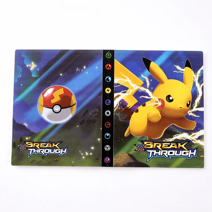 PVC card album with 240 slots for trading cards, game cards & other collectibles.