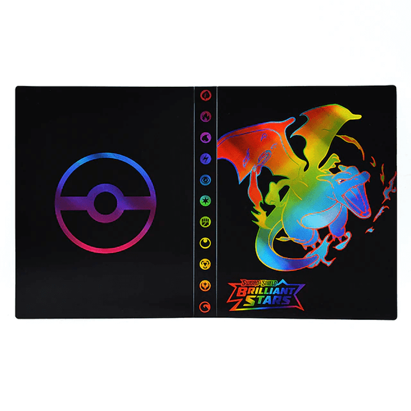 High-capacity 240-card holder album for trading card game accessories.