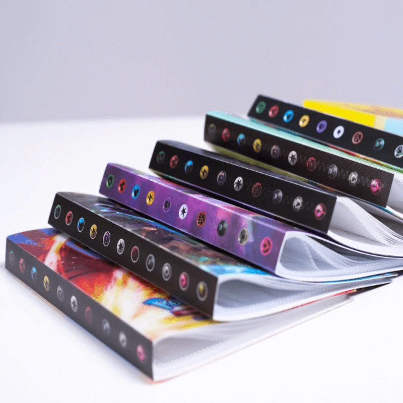 Organize 240 precious trading cards with this unisex collector binder & storage album.