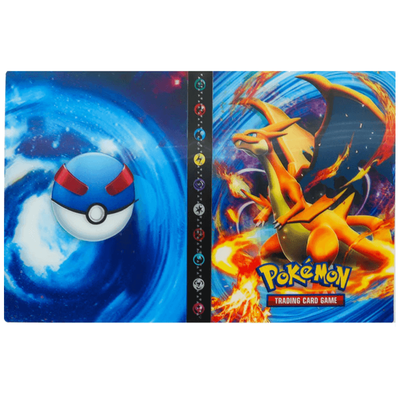 Protective card storage album binder, keeping 240 trading cards safe from damage.