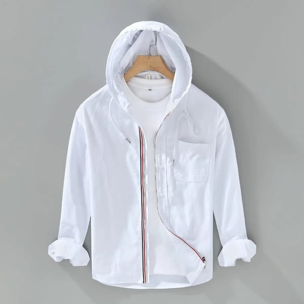 Modern style unisex Chelsea lightweight hoodie shirt, long sleeve, comfortable for casual everyday wear.