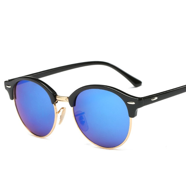 Protect your eyes with these unisex UV400 anti-glare sunglasses. Fashion eyewear featuring a chic alloy frame for summer.