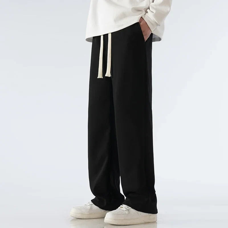 Unisex wide-leg sweatpants in Cloud Comfort fabric, great for relaxed fit loungewear.
