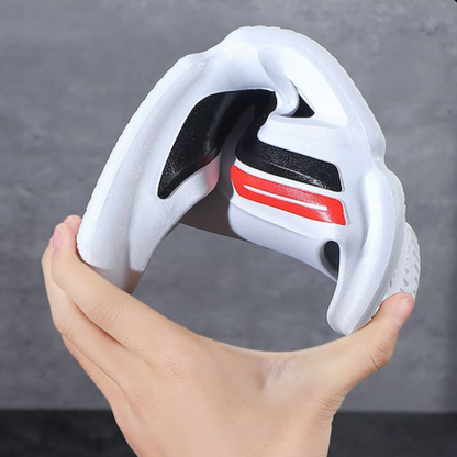 Ergonomic Cloud Cushion Slides, unisex design with soft EVA foam for superior comfort and lightweight feel.