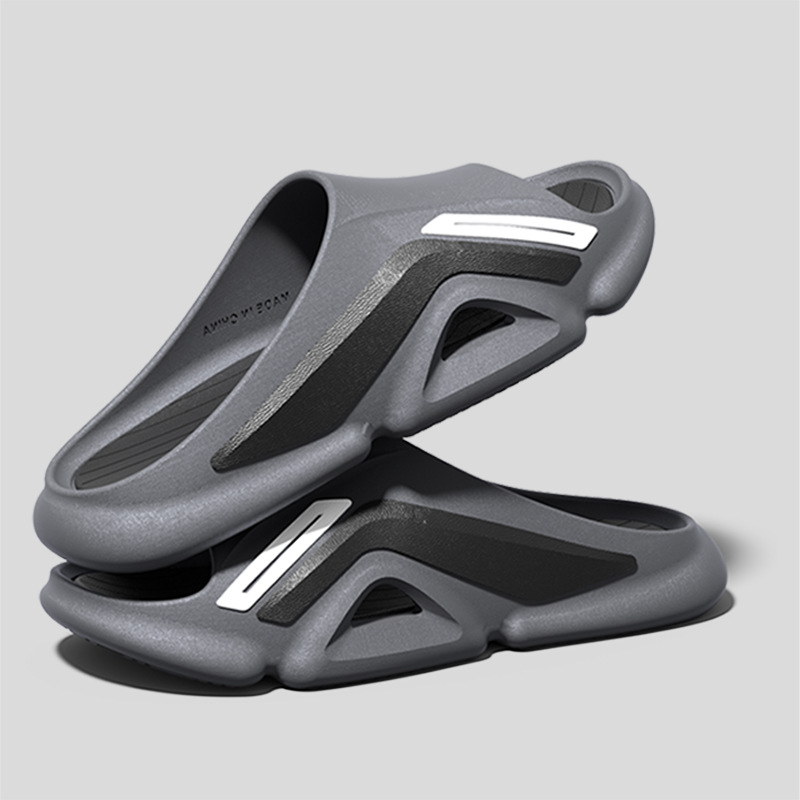 Cushioned EVA foam slides, offering unisex comfort and cloud-like feel. Ideal lightweight casual footwear sandals.