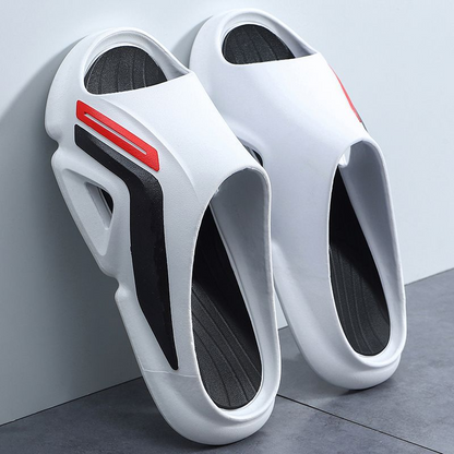 Unisex comfort slides with a cloud-like feel. Soft EVA foam cushioned footwear for casual, lightweight wear.