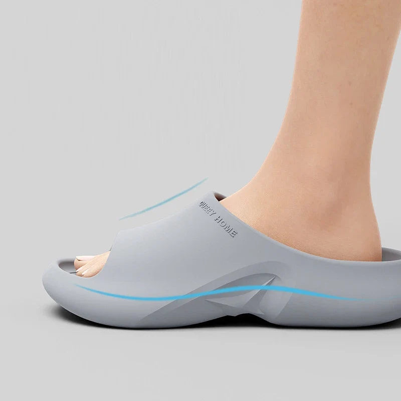 Unisex cloud-soft comfort slides. Lightweight, breathable EVA footwear for casual indoor and outdoor use.