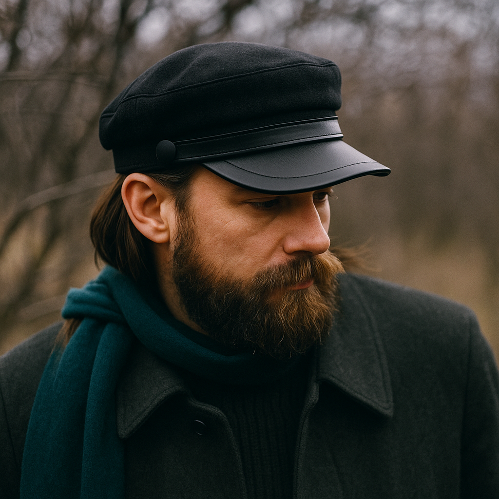 Unisex Coastal Fisherman Cap in timeless style. Versatile vintage headwear & casual fashion accessory.