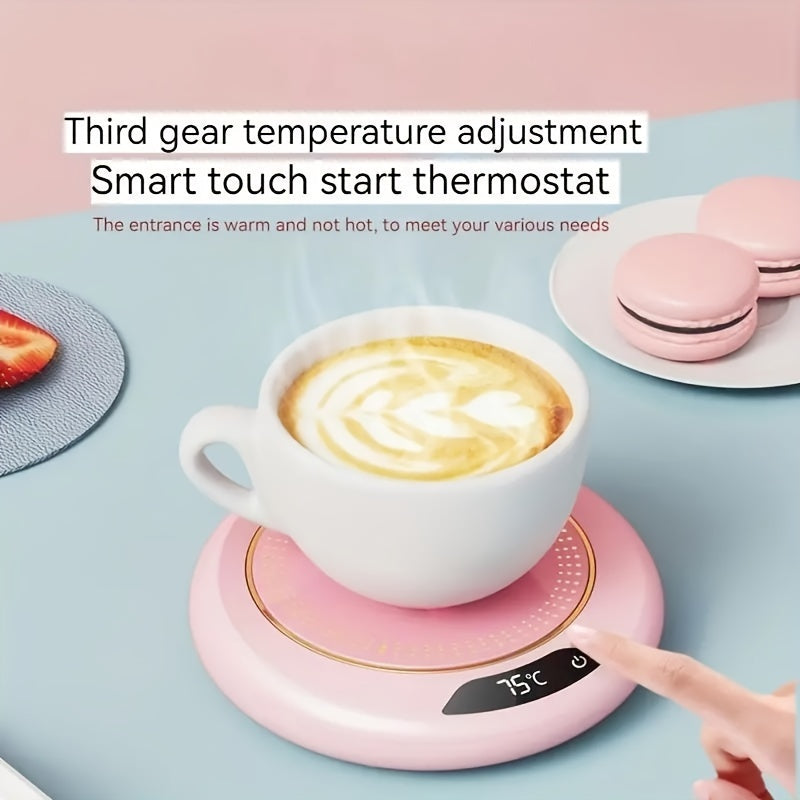 Modern coffee and tea warmer, designed for convenience in any home or office setup.
