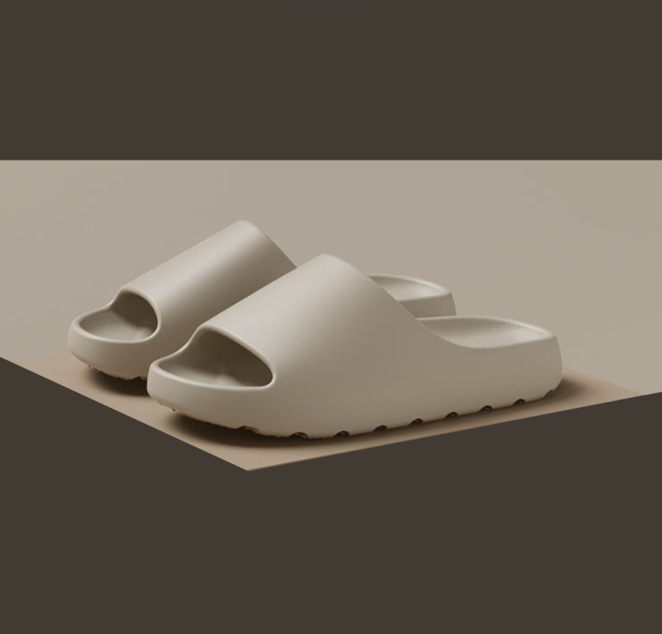 Casual unisex open toe slides, ideal as waterproof pool shoes, shower sandals, or comfy summer house slippers.
