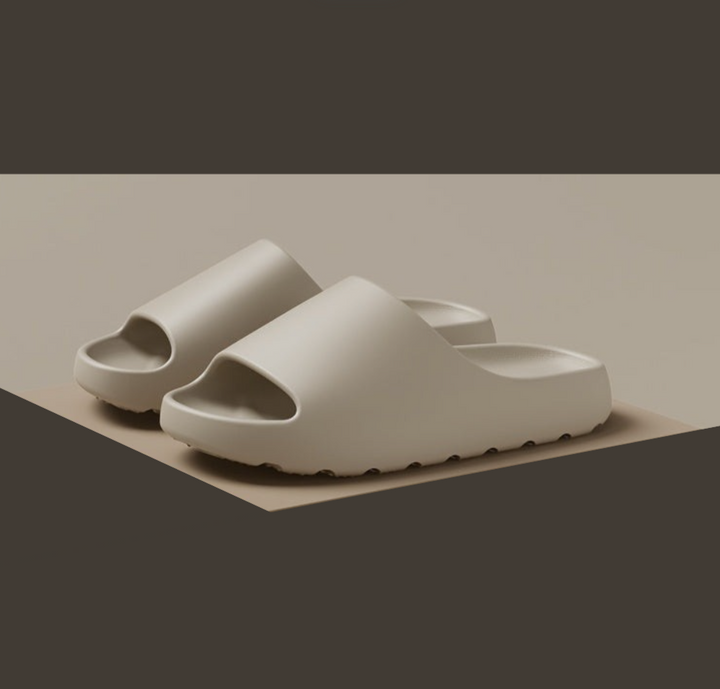 Casual unisex open toe slides, ideal as waterproof pool shoes, shower sandals, or comfy summer house slippers.