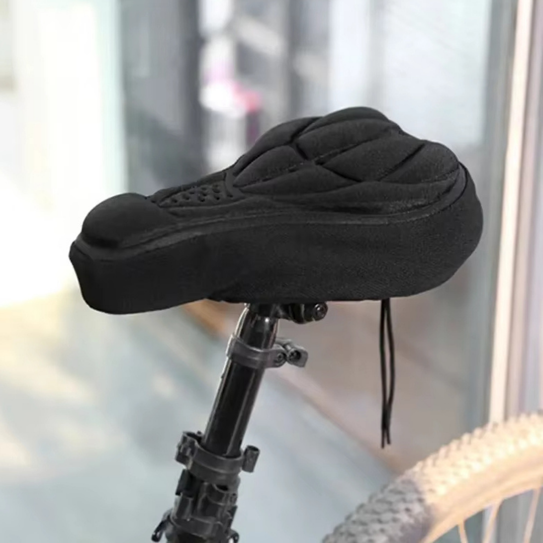 Riding accessory: ComfyRide bike seat cushion, universal fit