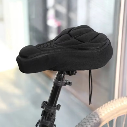 Riding accessory: ComfyRide bike seat cushion, universal fit