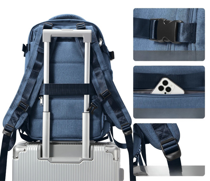 Durable compact travel backpack, great for hiking, short trips, or daily urban adventures.