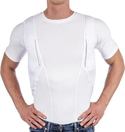 High-quality unisex concealed carry t-shirt, blending discreet comfort with secure personal defense.