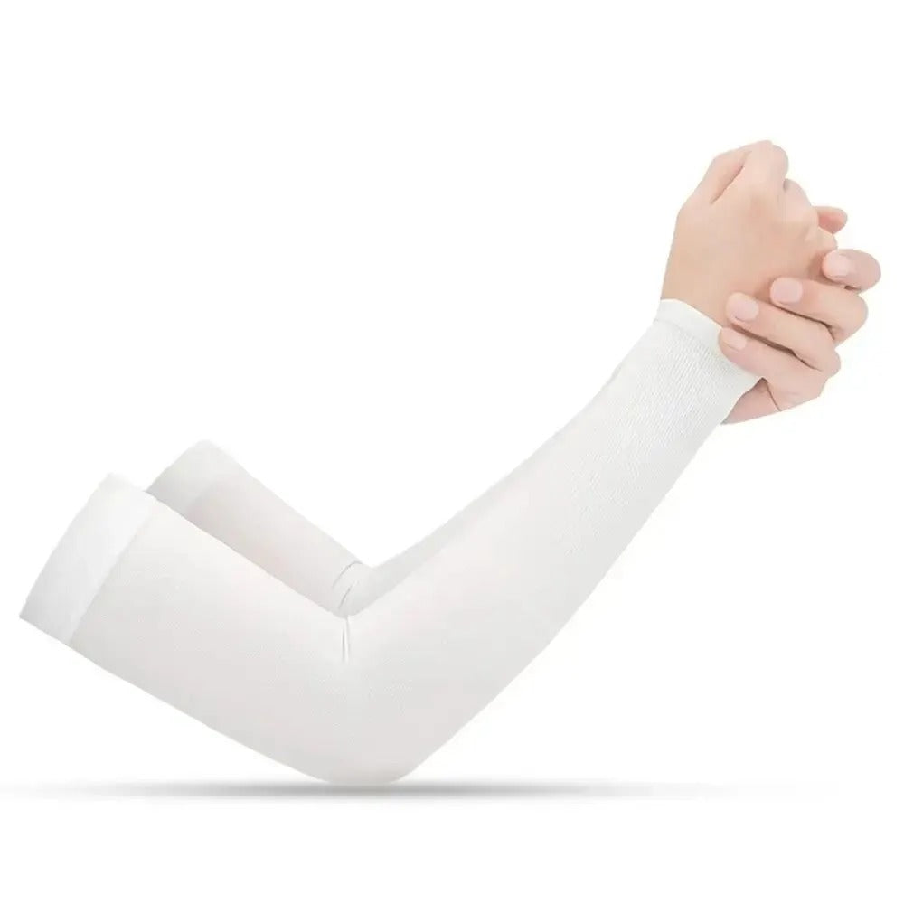 Unisex cooling UV protection arm sleeves for outdoor sports & sensitive skin.