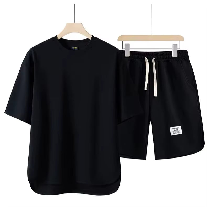 Comfortable unisex lounge set, relaxed fit two-piece. Perfect casual wear for everyday relaxation.