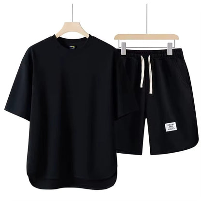 Comfortable unisex lounge set, relaxed fit two-piece. Perfect casual wear for everyday relaxation.
