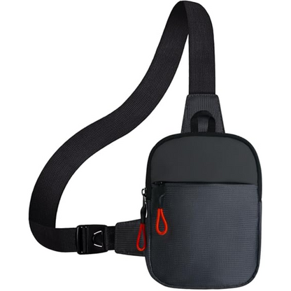 Compact CrossLite Mini Chest Sling Bag, perfect for travel, waterproof & secure carry.