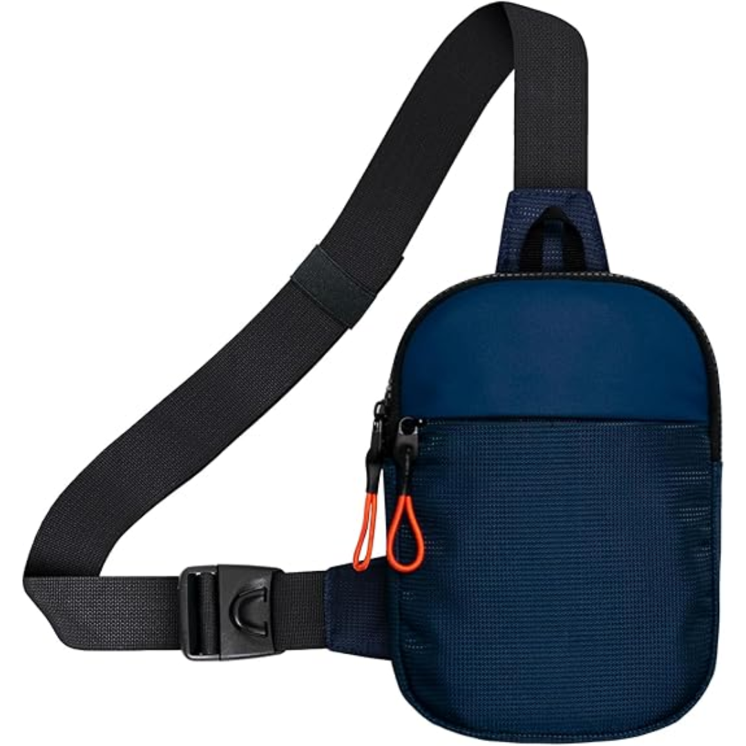 Lightweight unisex mini chest sling bag, ideal for daily commutes & outdoor adventures.