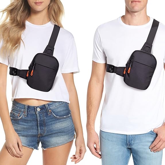 CrossLite Mini Chest Sling Bag, ergonomic design, perfect for active lifestyles & travel.
