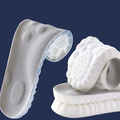 Orthotic arch support insoles, unisex & cushioned, designed for plantar fasciitis & foot pain relief.