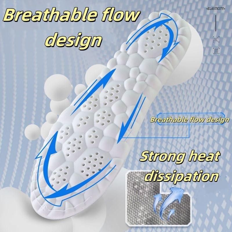 Versatile unisex shoe inserts: highly cushioned arch support for superior comfort & targeted pain relief.