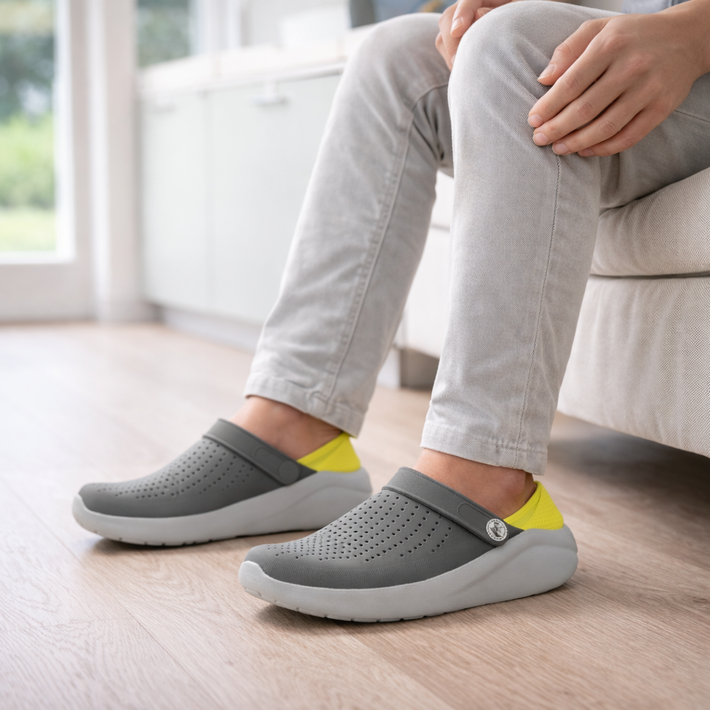 Breathable unisex comfort sandals featuring plush cushioning & padded arch support for active daily wear.