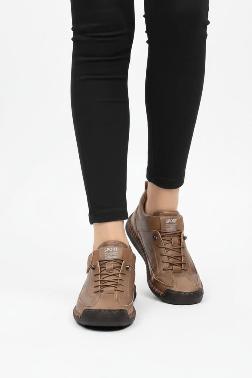 Durable unisex walking shoes, cushioned and wide, offering all-day comfort and breathable support.