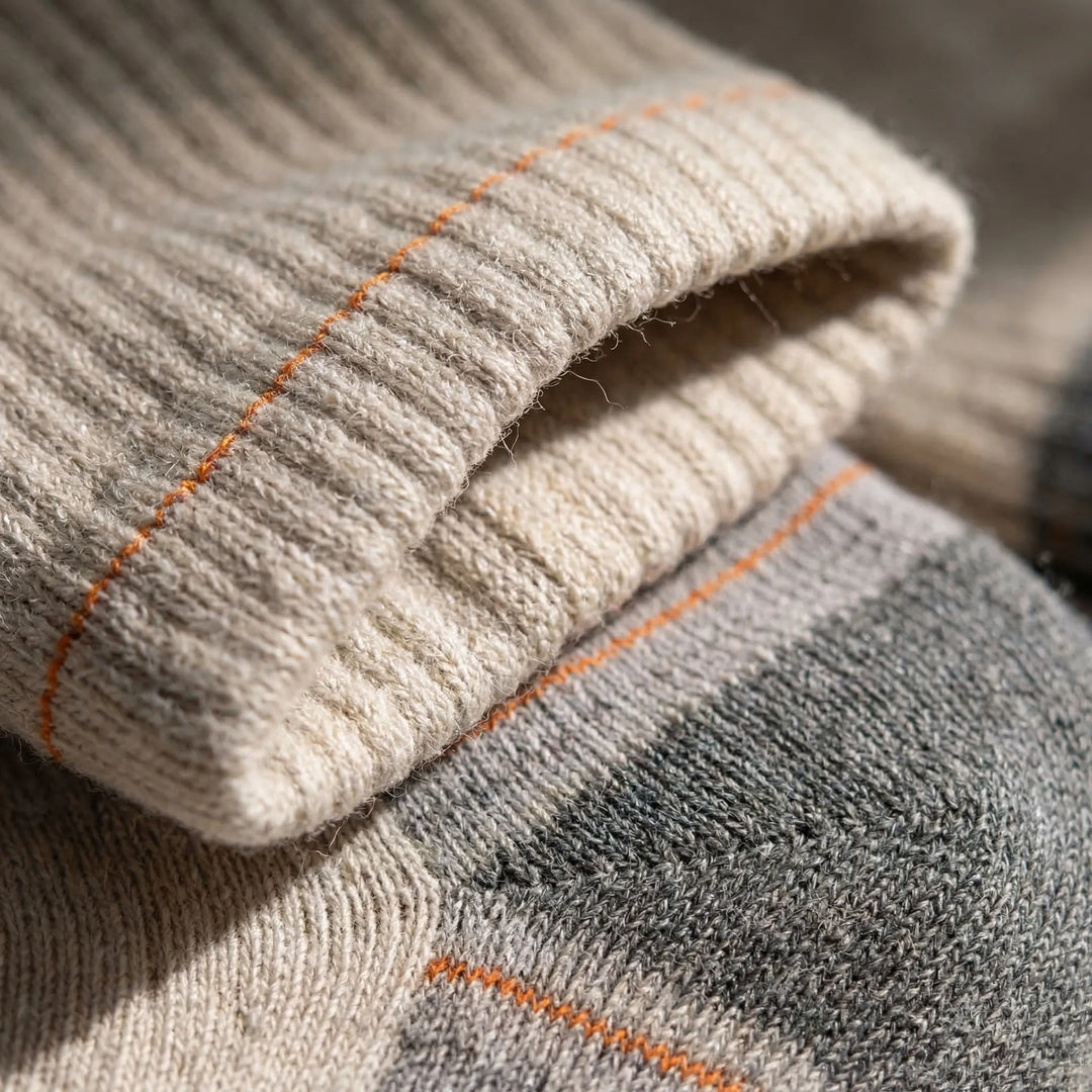 Unisex running socks, mid-calf, cushioned & breathable. Performance gear for avid runners & sports.