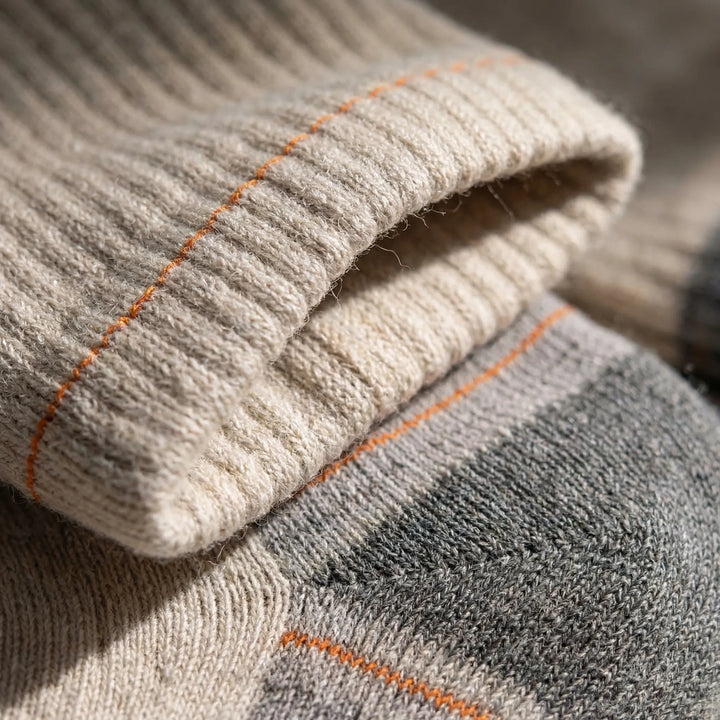 Unisex running socks, mid-calf, cushioned & breathable. Performance gear for avid runners & sports.