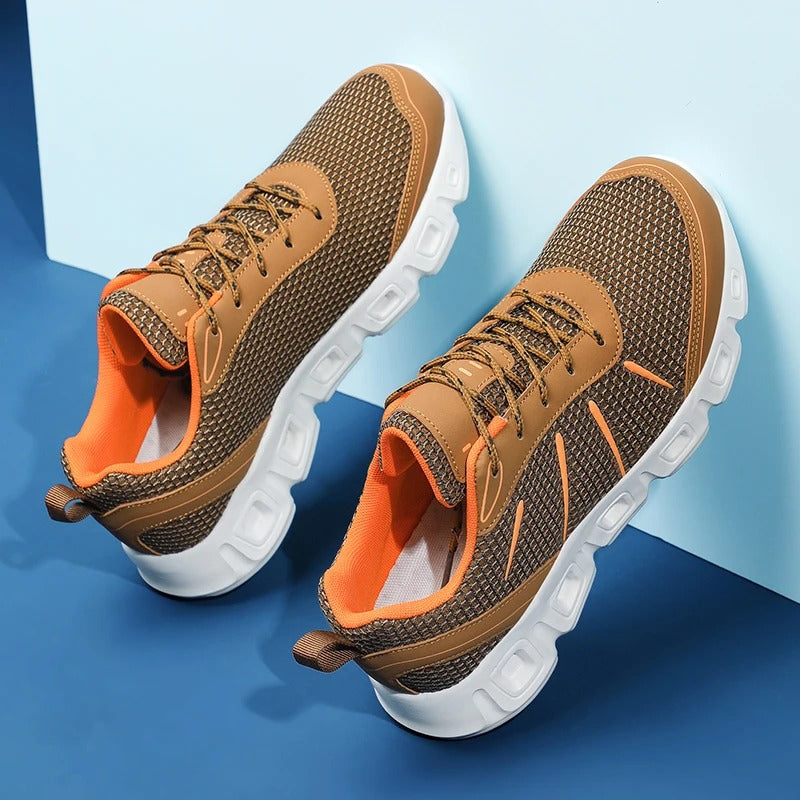 Versatile unisex running sneakers, offering breathable comfort & flexible support for gym workouts or daily wear.